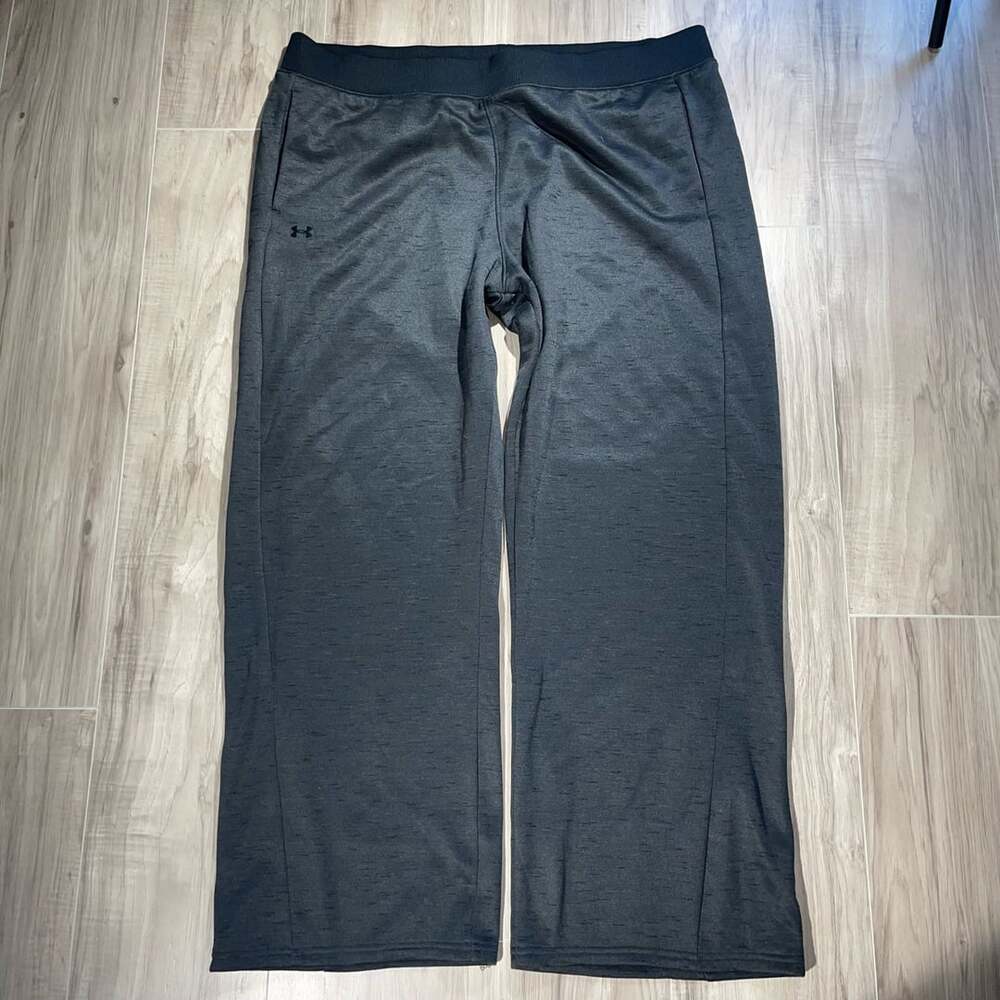 Under Armour ColdGear Fleece Open Pants Size XXL Charcoal Gray